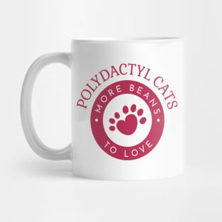 Polydactyl Cat Lover Pawprint Mug